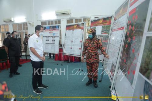 Lawatan Duli Yang Teramat Mulia Tengku Raja Muda Kedah ke Yan Sempena Fenomena Kepala Air